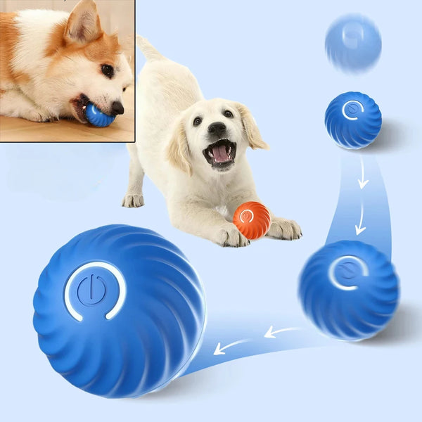 Automatic Moving Bouncing Dog Toy Ball
