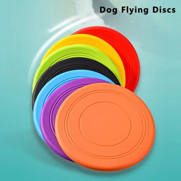 Dog Flying Discs - Silicone Flying Saucer Dog Toy