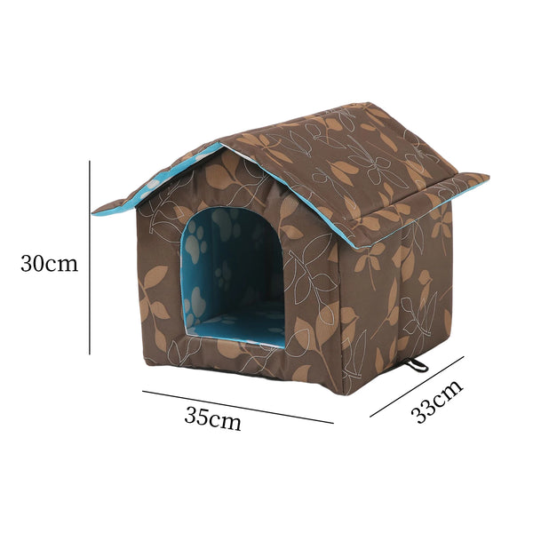 Oxford Cloth Outdoor Feral Cat Warm House