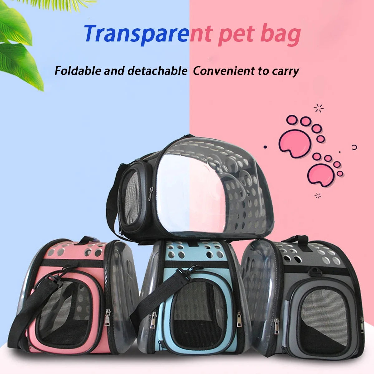 Breathable Handbag Puppy & Kitten Capsule Strap Bag