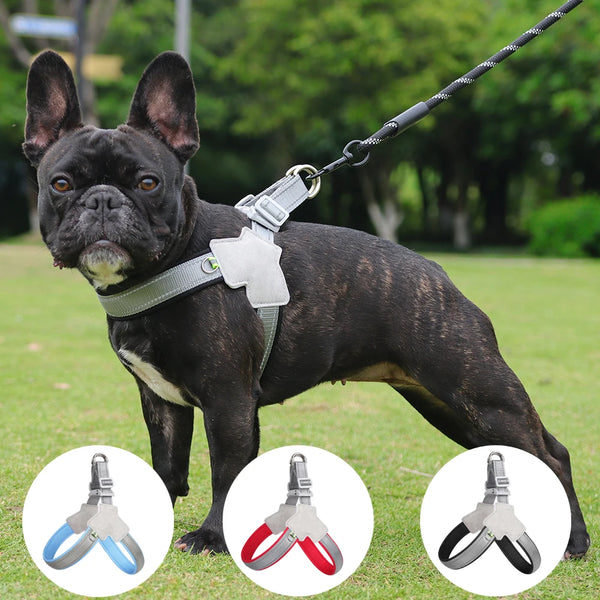 Reflective Adjustable Puppy Chest Strap