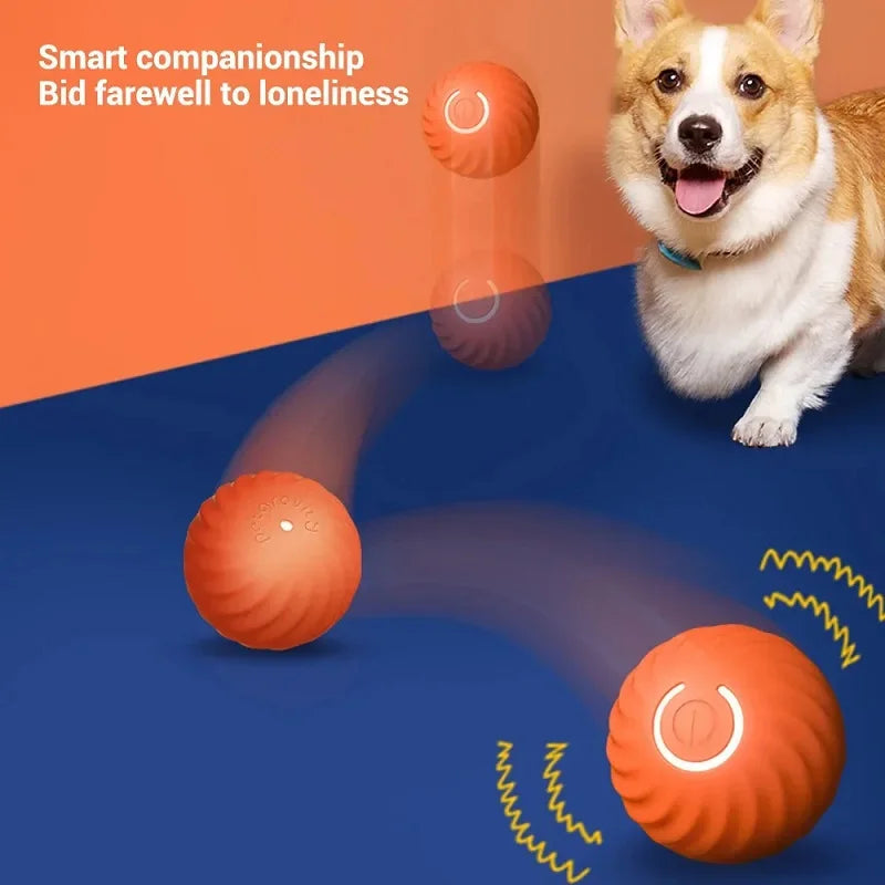 Automatic Moving Bouncing Dog Toy Ball